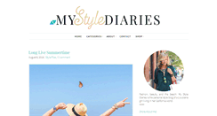 Desktop Screenshot of mystylediaries.com